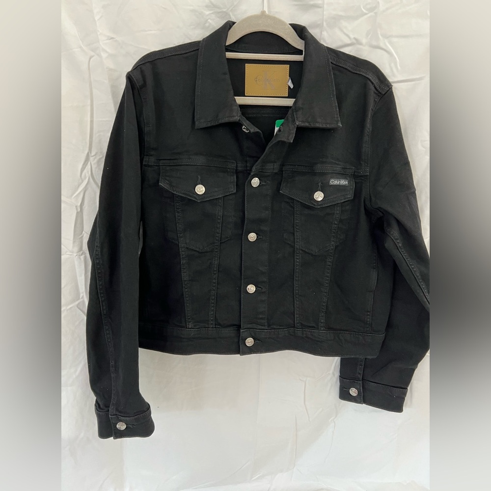 Calvin Klein Black Denim Jacket for Women #164
